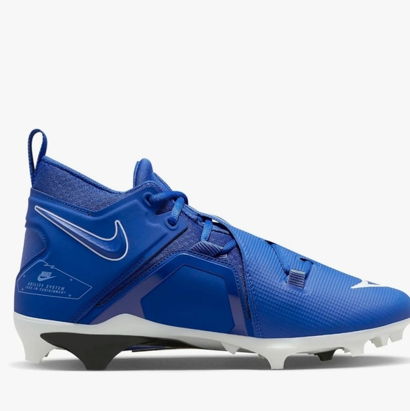 Nike Alpha Menace Pro 3 - Game Royal/White Cleats Size 10 main image 5